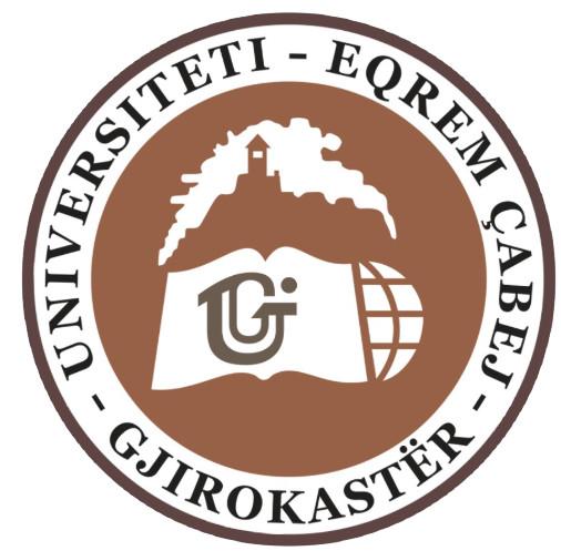 Eqrem Cabej University of Gjirokastra Logo