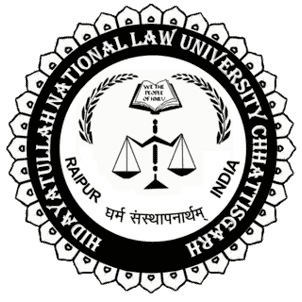 Hidayatullah National Law University Logo