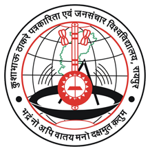 Kushabhau Thakre University of Journalism and mass Communication Logo